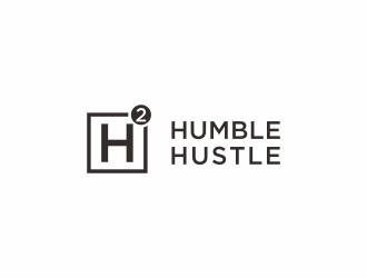H2,humble hustle logo design by Zeratu