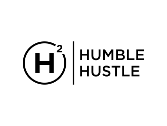 H2,humble hustle logo design by GassPoll