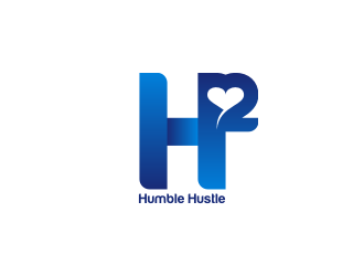 H2,humble hustle logo design by dhe27