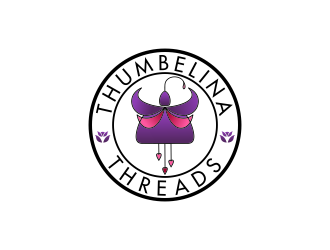 Thumbelina Threads logo design by oke2angconcept