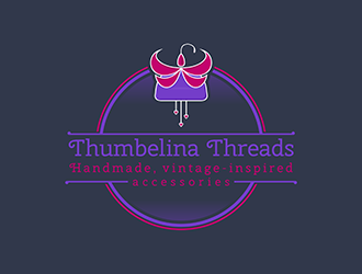 Thumbelina Threads logo design by ndaru