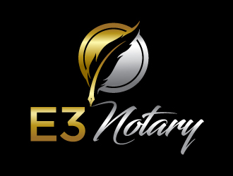 E3 Notary logo design by Sandip