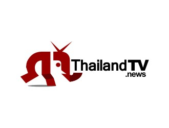 ThailandTV.news   Tagline: All the Thailand News, All in One Place! logo design by sengkuni08