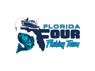 Florida Four Fishing Team logo design by nona
