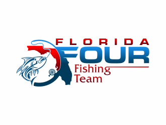 Florida Four Fishing Team logo design by sargiono nono