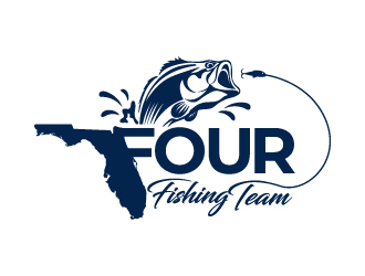 Florida Four Fishing Team logo design by iamjason