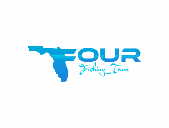 Florida Four Fishing Team logo design by giphone