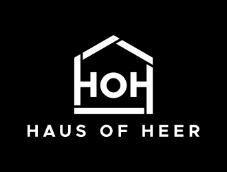 Haus of Heer also known as HOH (short form) logo design by lexipej