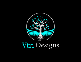 Vtri Designs logo design by luckyprasetyo