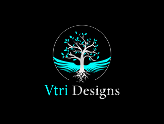 Vtri Designs logo design by luckyprasetyo