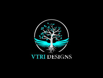 Vtri Designs logo design by luckyprasetyo