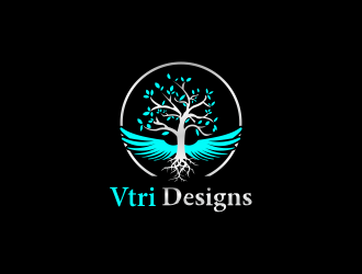 Vtri Designs logo design by luckyprasetyo