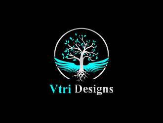 Vtri Designs logo design by luckyprasetyo