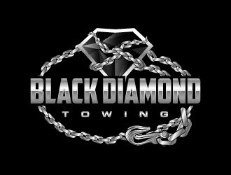 Black Diamond Towing logo design by torresace