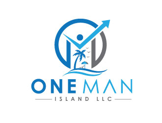 One Man Island LLC logo design by REDCROW
