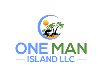 One Man Island LLC logo design by MUNAROH