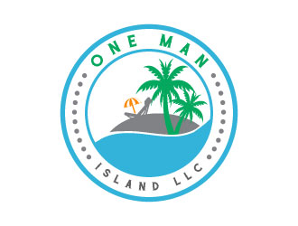 One Man Island LLC logo design by aryamaity