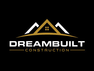 DreamBuilt Construction logo design by sanworks