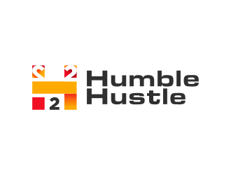 H2,humble hustle logo design by FloVal