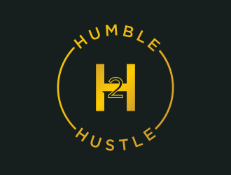 H2,humble hustle logo design by Raynar