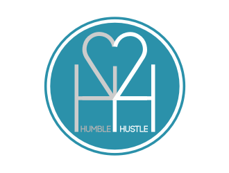 H2,humble hustle logo design by coco