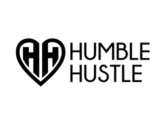 H2,humble hustle logo design by cintoko
