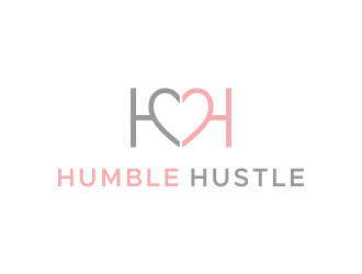 H2,humble hustle logo design by done