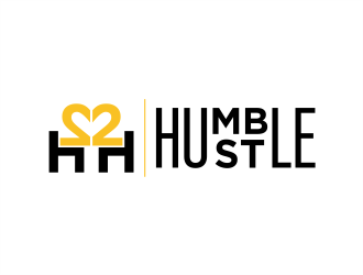 H2,humble hustle logo design by evdesign