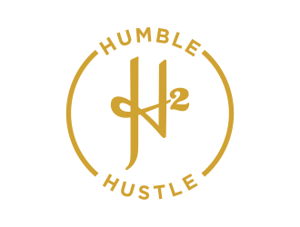 H2,humble hustle logo design by cikiyunn