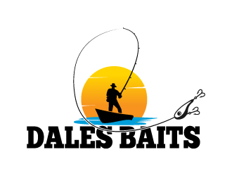 Dales Baits logo design by drifelm