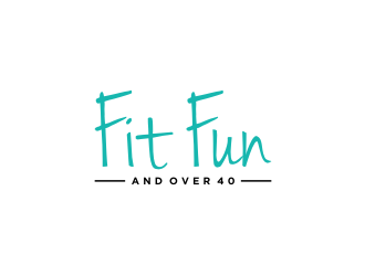 Fit Fun and Over 40 logo design by sodimejo