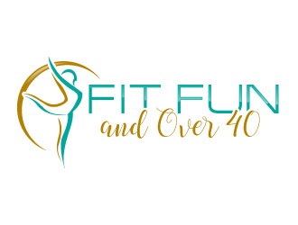 Fit Fun and Over 40 logo design by uttam