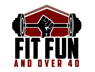 Fit Fun and Over 40 logo design by AamirKhan