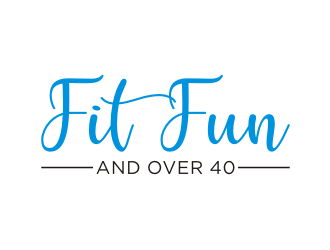 Fit Fun and Over 40 logo design by Sheilla