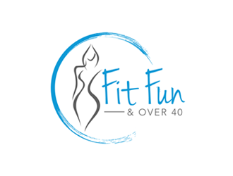 Fit Fun and Over 40 logo design by ingepro