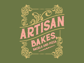 Artisan Bakes, Bagels and Pizza logo design by aryamaity