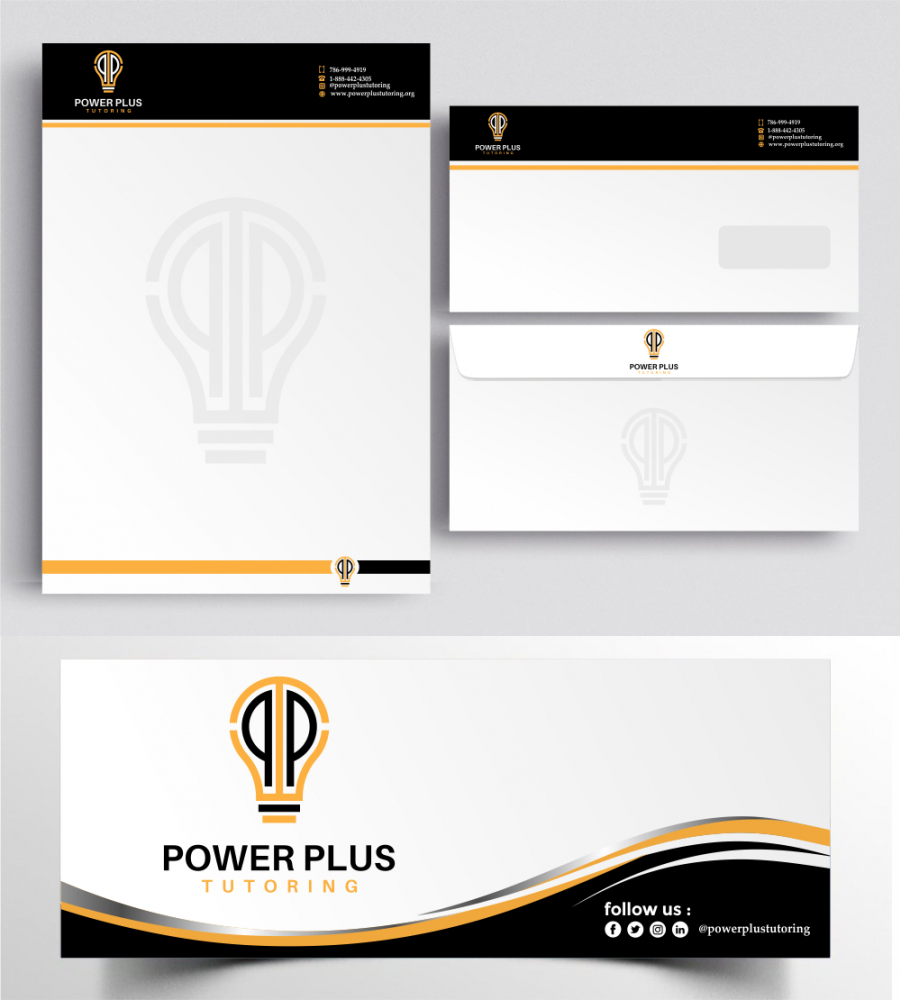 Power Plus Tutoring logo design by zizze23