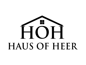 Haus of Heer also known as HOH (short form) logo design by MUNAROH