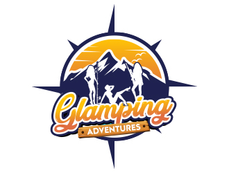 Glamping Adventures logo design by MarkindDesign