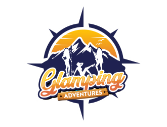 Glamping Adventures logo design by MarkindDesign