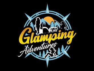 Glamping Adventures logo design by Suvendu