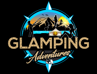 Glamping Adventures logo design by Suvendu