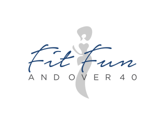 Fit Fun and Over 40 logo design by GassPoll
