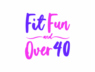 Fit Fun and Over 40 logo design by up2date