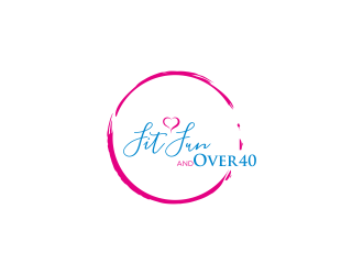 Fit Fun and Over 40 logo design by luckyprasetyo