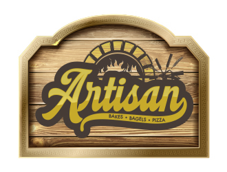 Artisan Bakes, Bagels and Pizza logo design by ragestorm