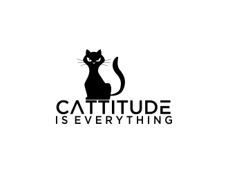 Cattitude is Everything logo design by oke2angconcept