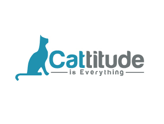Cattitude is Everything logo design by shravya