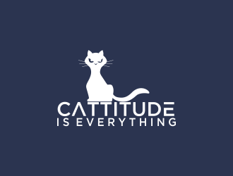 Cattitude is Everything logo design by oke2angconcept