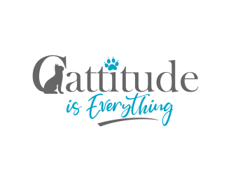 Cattitude is Everything logo design by ingepro